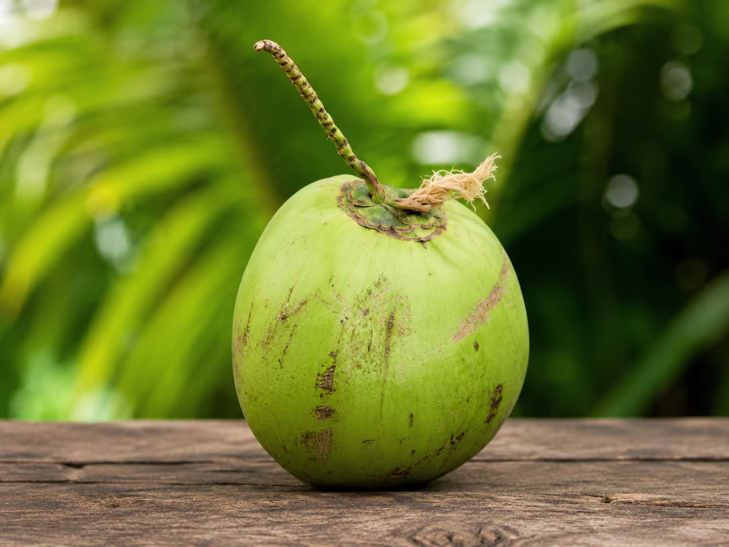 Medium-size coconuts arranged for business supply